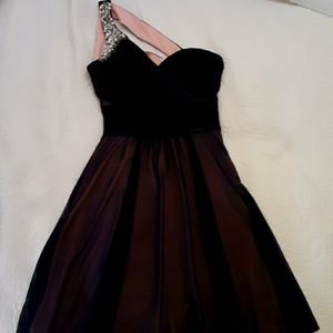 Asymmetrical Statement Back Dress